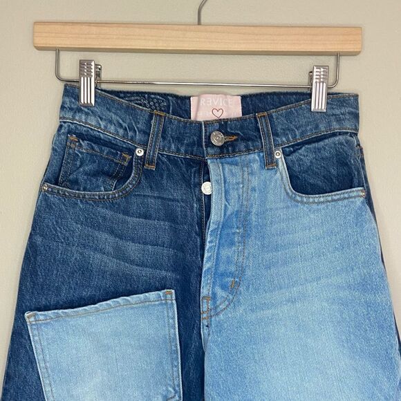 Revice PatchWork Matchmaker/ Love at First Sight High-Rise Jeans Size 25 - Picture 4 of 10